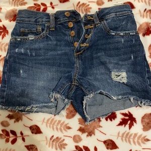 High Waisted Denim Shorts